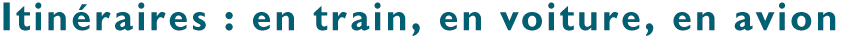 Itinéraire